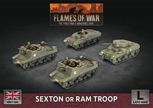Sexton or Ram Troop (4x Plastic) 1
