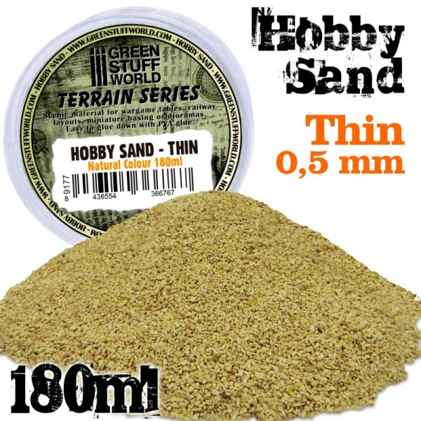 Fine Hobby Sand 180ml - Natural 1