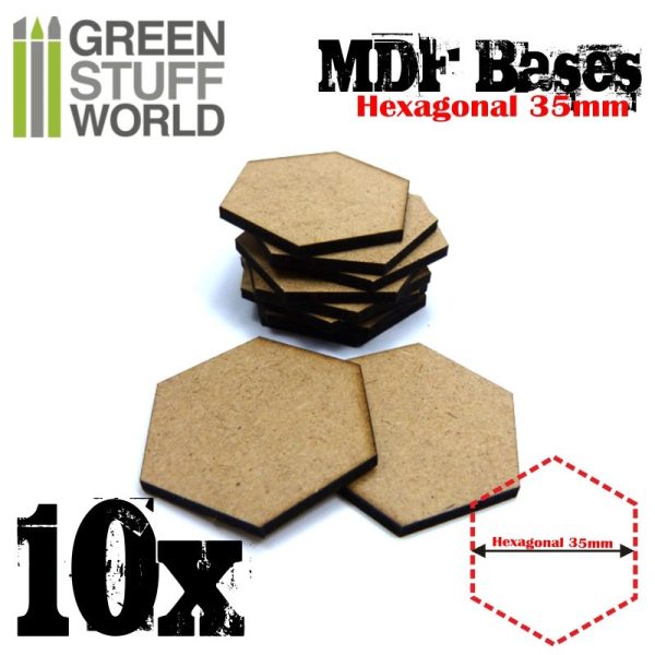 MDF Bases - Hexagonal 35 mm 1