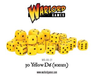 30 Yellow D6 (10mm) 1