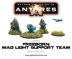 Freeborn Support Team with Mag Light support 1