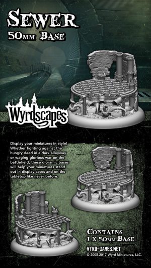 Wyrdscapes Sewer 50mm Base 1