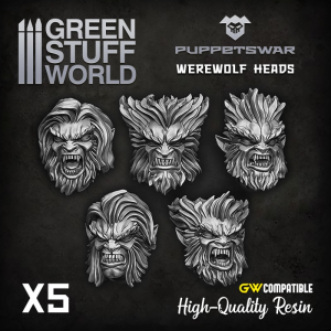 Werewolf heads 1
