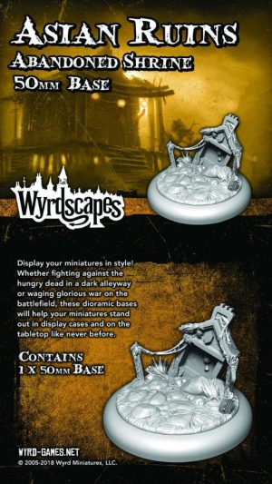 Wyrdscapes Asian Ruins 50mm Base II - Ruins 1