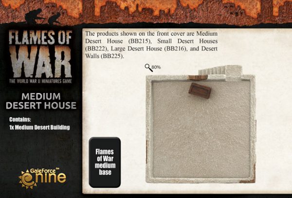 Flames of War: Medium Desert House 2