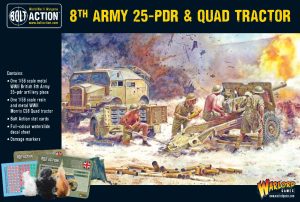 8th Army 25pdr, Quad and limber 1