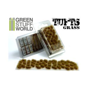 Grass TUFTS - 6mm self-adhesive - DRY BROWN 1
