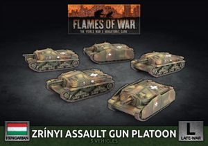 Zrinyi Assault Gun (x5 Plastic) 1