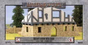 Battlefield in a Box: Wartorn Village Large Ruin - Sandstone 1