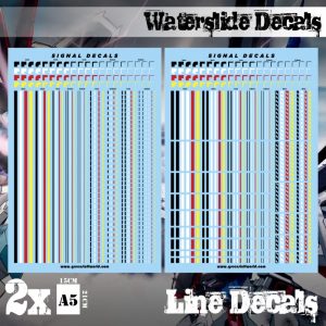 Waterslide Decals - Lines 1