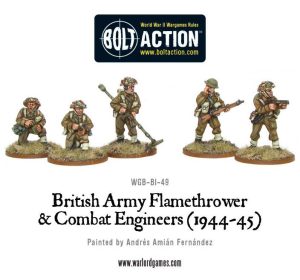 British Combat Engineers & Flamethrower Team 1