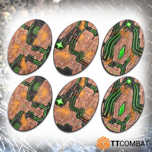 90mm Tomb World Oval Bases 1