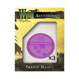 Purple 50mm Translucent Bases - 3 Pack 1