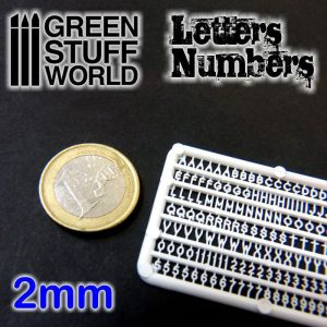 Letters and Numbers 2mm 1