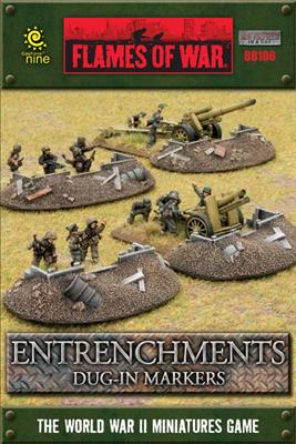 Flames of War: Entrenchments Dug in Markers 1