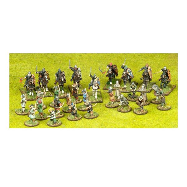 Norman Starter Warband - 9 Mounted & 20 foot figures (4 points) 1