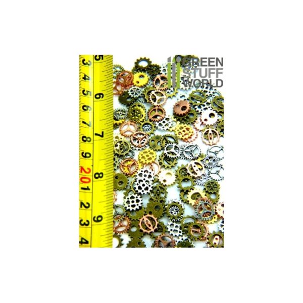 SteamPunk GEARS and COGS Beads 85gr *** 10 mm 2