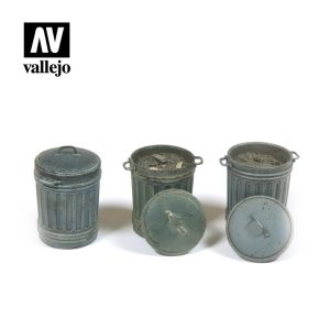 Vallejo Scenics - 1:35 Garbage Bins 1 1