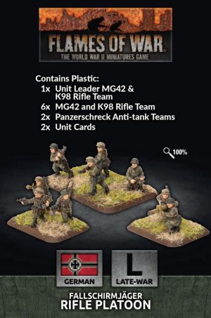 German Fallschirmjager Platoon 1