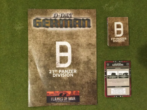 D-Day: 21st Panzer Booklet+Cards 1