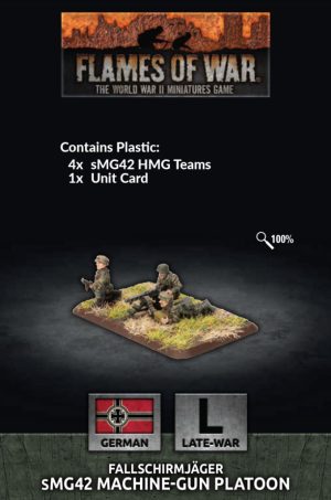 German Fallschirmjager HMG Platoon 1