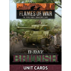 D-Day: British Unit Card Pack 1