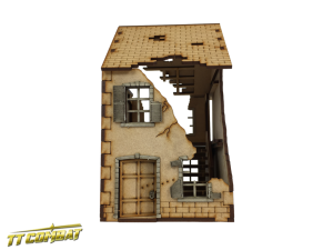 28mm Ruined Terrace House 1