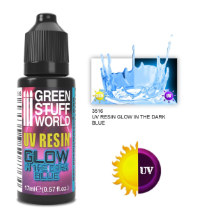 UV RESIN 17ml BLUE - Glow in the Dark 1