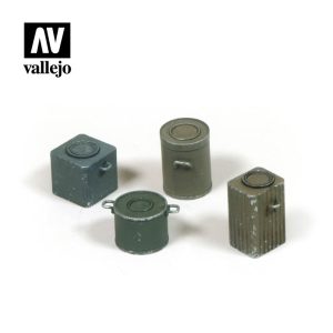 Vallejo Scenics - 1:35 WWII German Food Containers 1