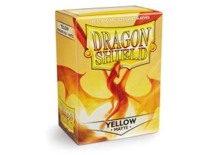 Dragon Shield Sleeves Matte Yellow (100) 1