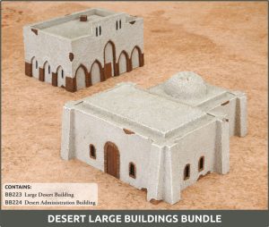 Desert Large Buildings Bundle (Full Painted Terrain) 1