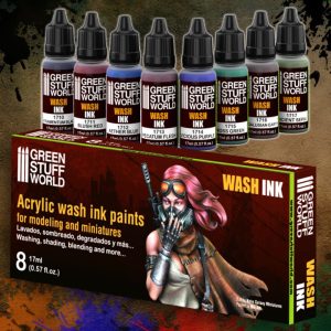 Set x8 Acrylic Wash Ink Paints 1
