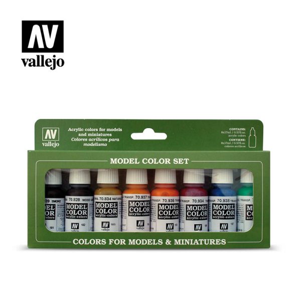 AV Vallejo Model Color Set - Transparent Colours (x8) 1