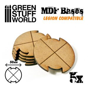 MDF Bases - Round 50mm (Legion) 1