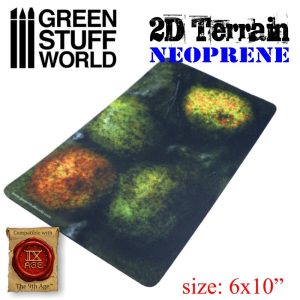 2D Neoprene Terrain - Forest with 4 trees 1