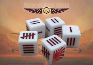 Japanese Blood Red Skies Dice 1