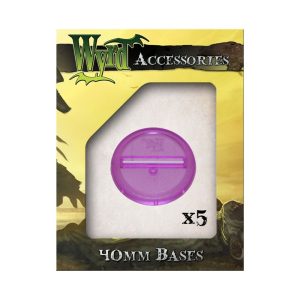 Purple 40mm Translucent Bases - 5 Pack 1