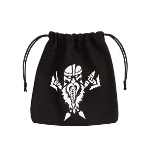 Dwarven Black & white Dice Bag 1