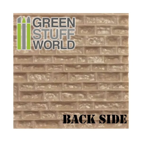 ABS Plasticard - ROUGH ROCK WALL Textured Sheet - A4 2