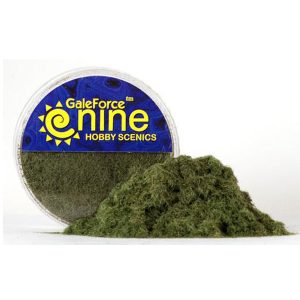 Hobby Round: Dark Green Static Grass 1