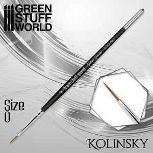 SILVER SERIES Kolinsky Brush - Size 0 1