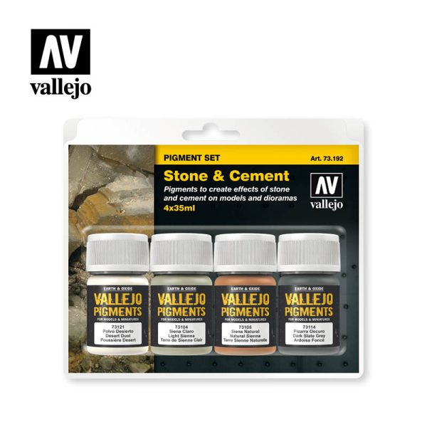 AV Vallejo Pigments Set - Stone & Cement 1