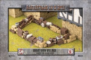 Battlefield in a Box: Wartorn Village Barricades - Sandstone 1