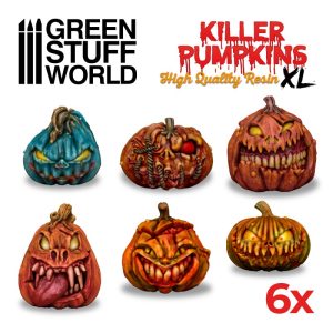 Large Killer Pumpkins Resin Set 1