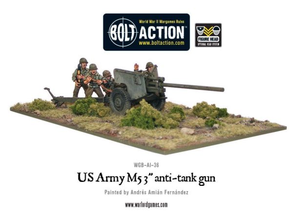 US Army M5 3'' Anti-Tank Gun 1
