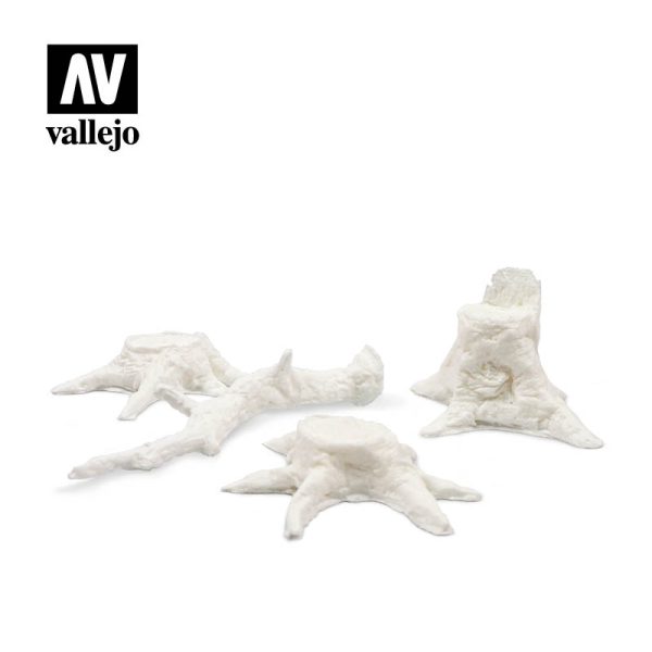 Vallejo Scenics - Scenery: Stumps with Roots 2