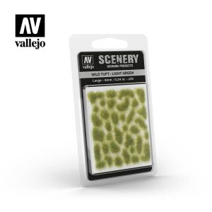AV Vallejo Scenery - Wild Tuft - Light Green, Large: 6mm 1