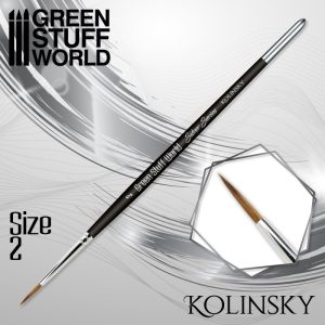 SILVER SERIES Kolinsky Brush - Size 2 1