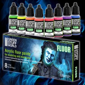 Set x8 Fluor Paints 1