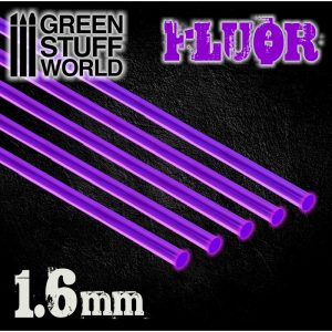 Acrylic Rods - Round 1.6 mm Fluor PURPLE 1